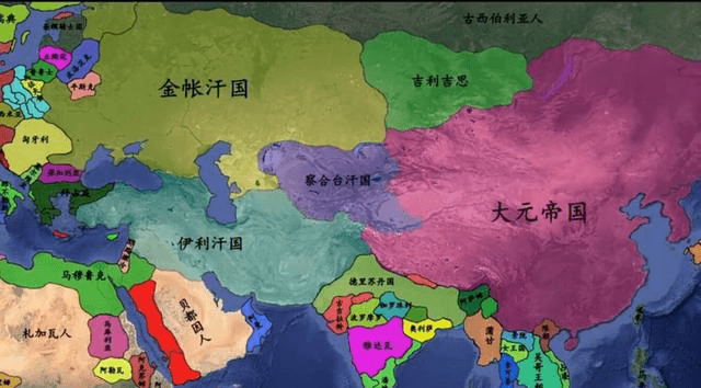 蒙古帝国面积图片