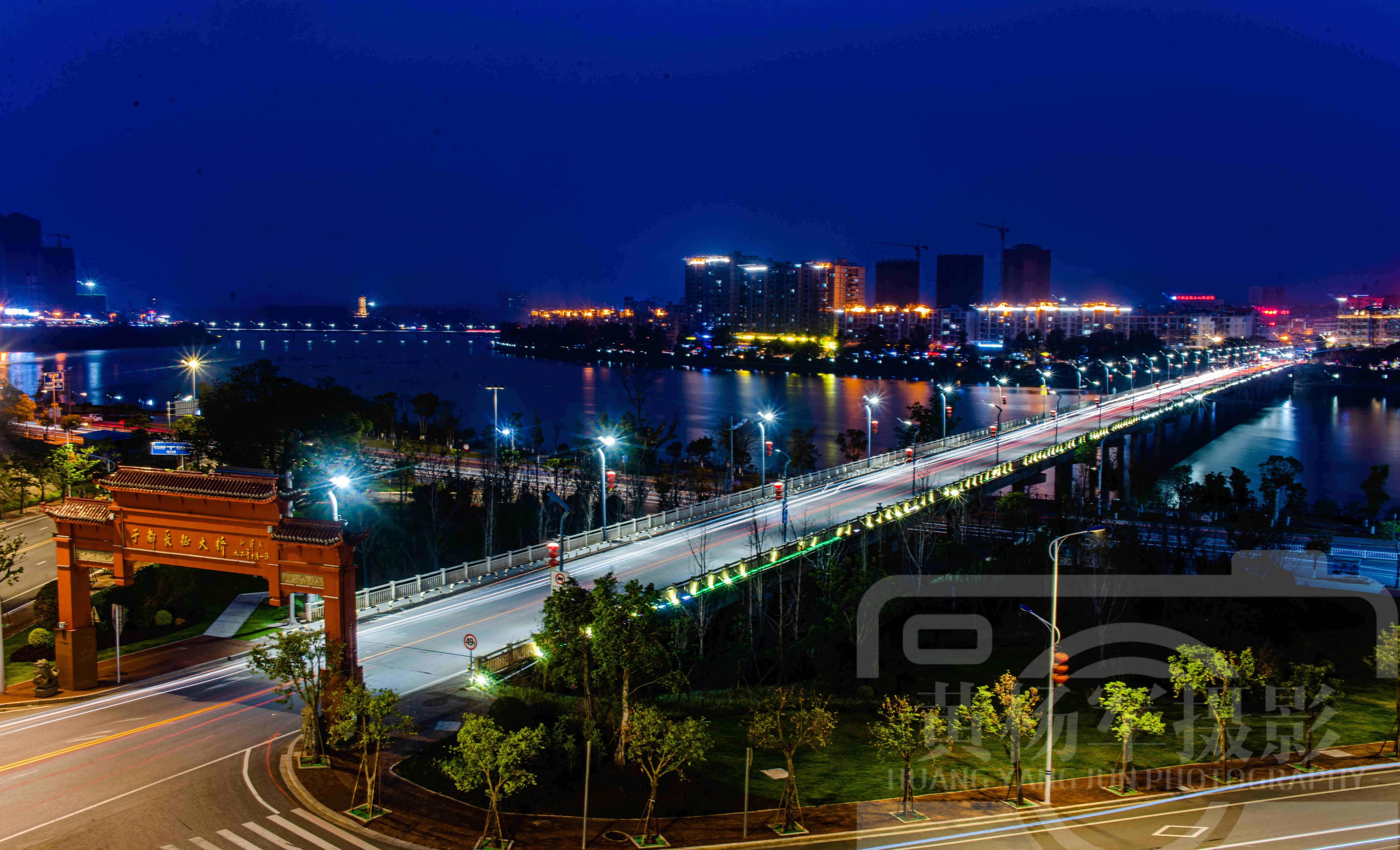 江西于都夜景图片