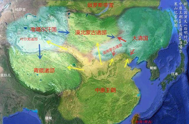 所以這場後明時代的中原與清對峙,形勢會逐漸演變成