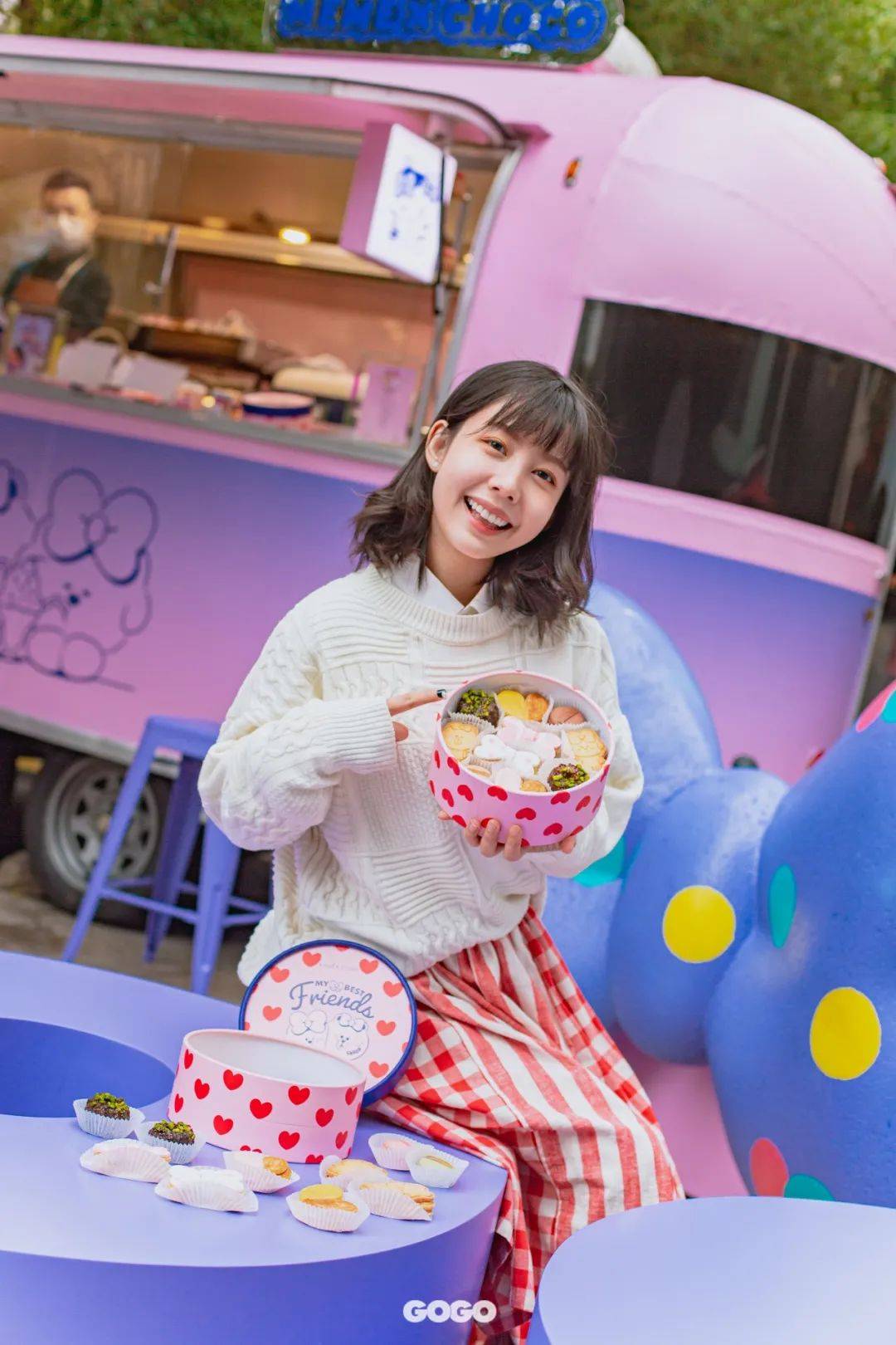 一场可爱爆炸的甜心派对在魔都甜蜜登场_巧克力_口感_蝴蝶结