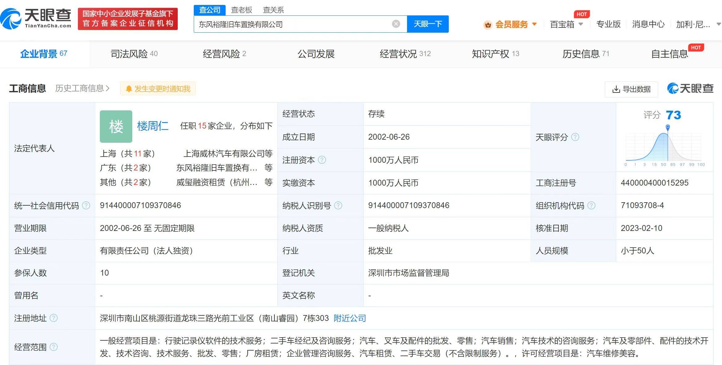 东风汽车让渡裕隆旧车置换公司股权