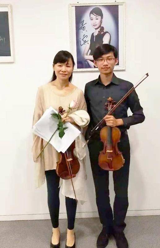 小提琴家黄滨老公图片