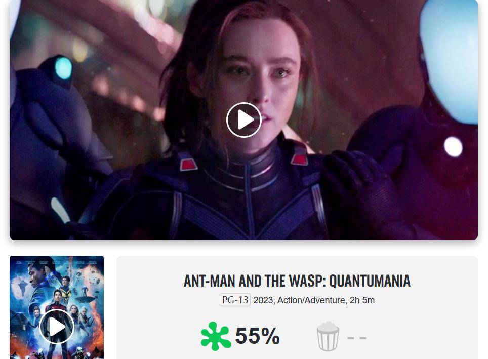 蚁人3上映时间|《蚁人3》烂番茄55%爆冷！太过严肃，不是合格的蚁人电影！