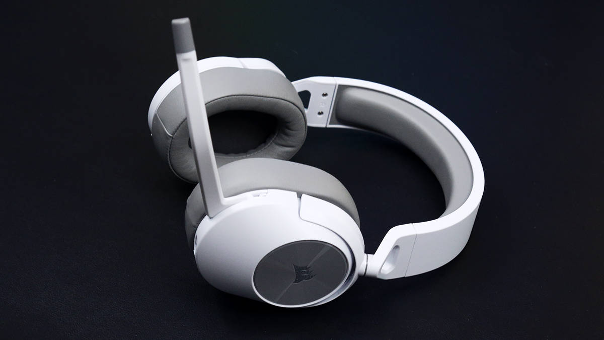 美商海盗船hs55 wireless core游戏耳机评测:无线轻便更舒适_调节_玩