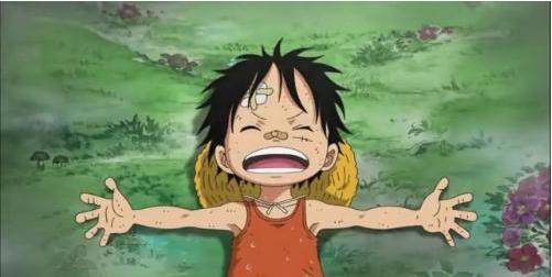 这个时候的路飞在能力上虽然还是一张白纸,但是已经具备了被四皇红发