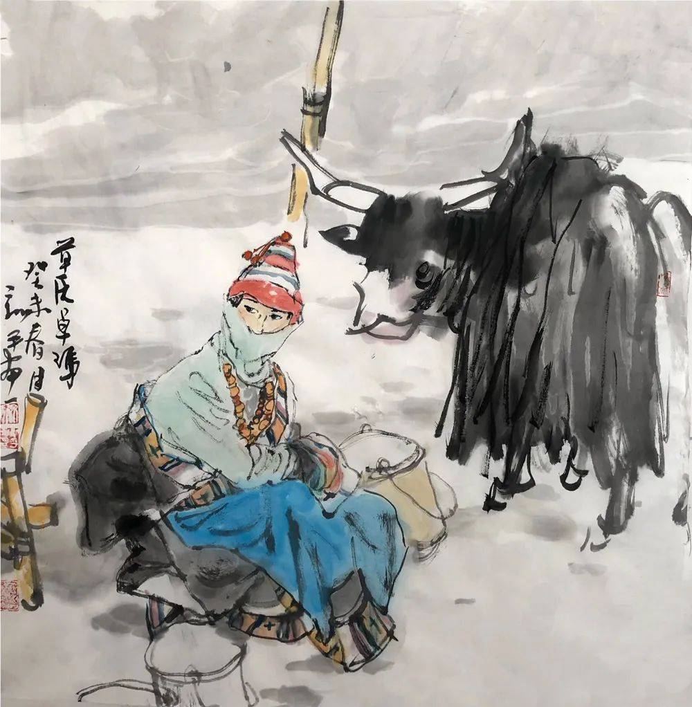 徐新平|大道至简—2023年度中国书画名家作品鉴赏_国画_甘肃省_全国