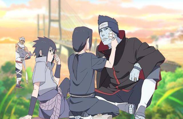 火影忍者鬼鲛和鼬神同人系列,鼬神性格被带偏化身吃货并害怕蟑螂_因为