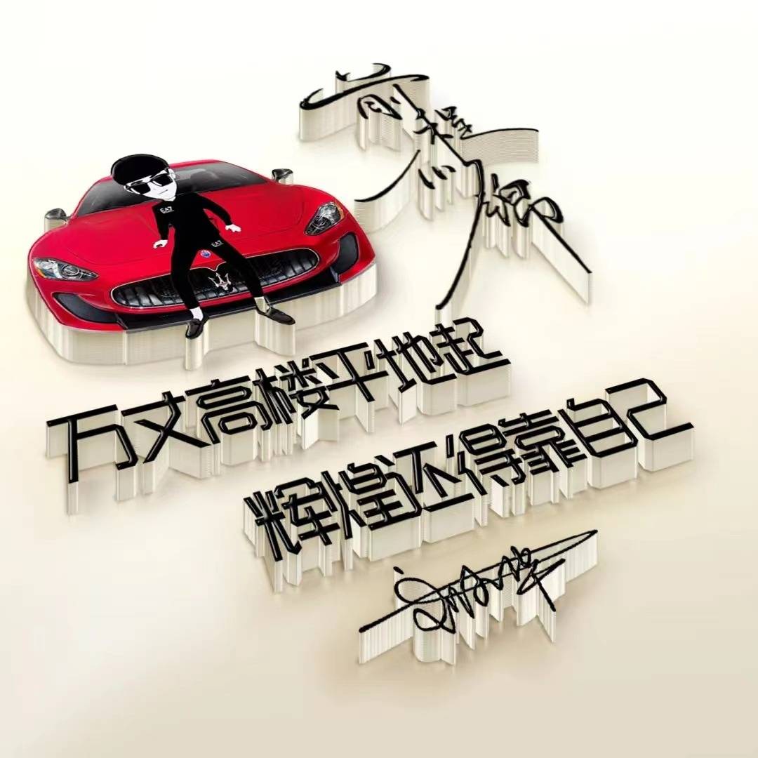 你的微信头像该换了,66张前程似锦3d霸气励志签名头像,超级棒!