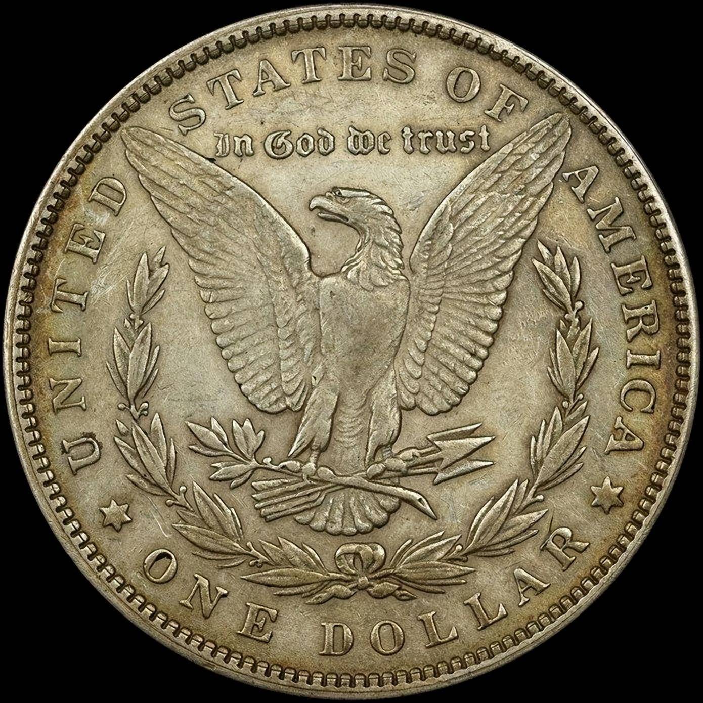 美国摩根银元,哪个年份市价最高?_银币_字样_图片