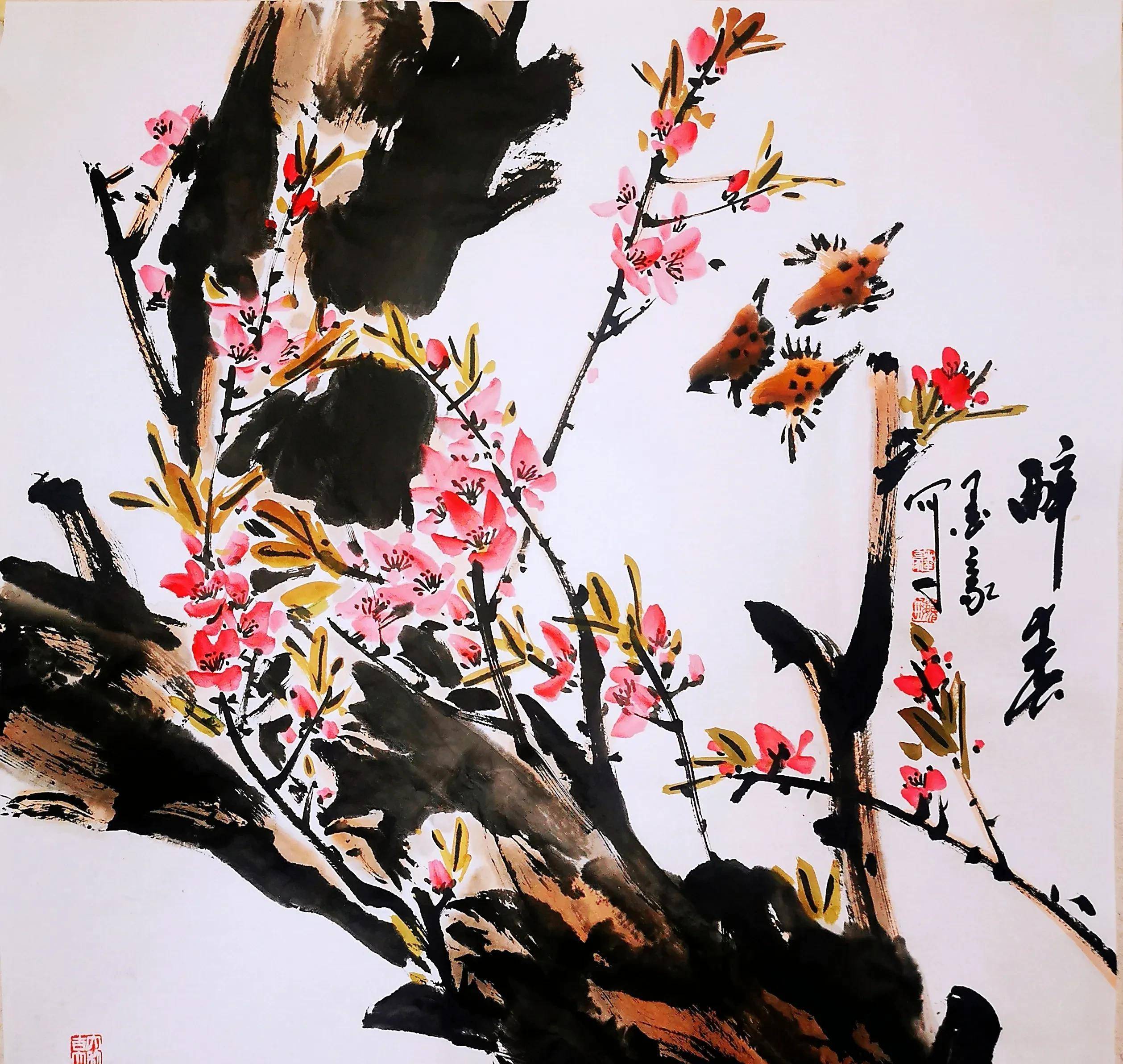 画家墨豪"太行大峡谷风景区"采风,写生进行中_北京_传统_村落