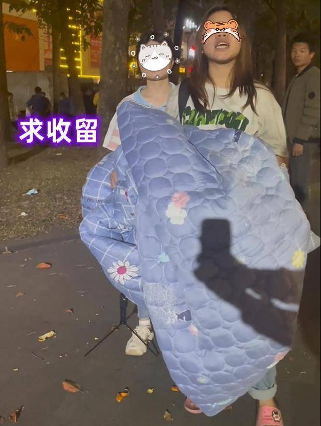 春节广州流浪女图片