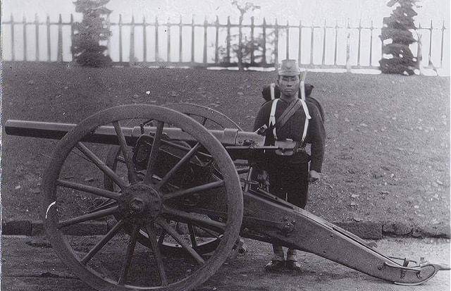 平壤之战清军和日军火炮的差距,原本可以弥补,可惜清军错失良机_山炮