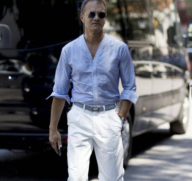 男士衬衫如何搭配?一篇文章让你了如指掌_条纹_休闲_蓝色