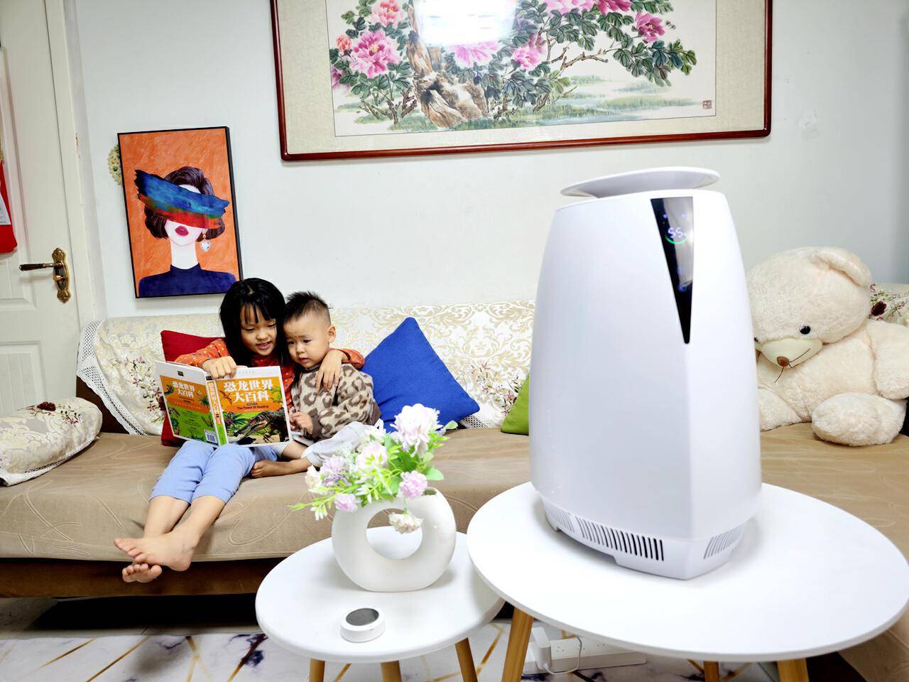 利维斯顿无雾加湿器体验,三重抗菌守护家人健康