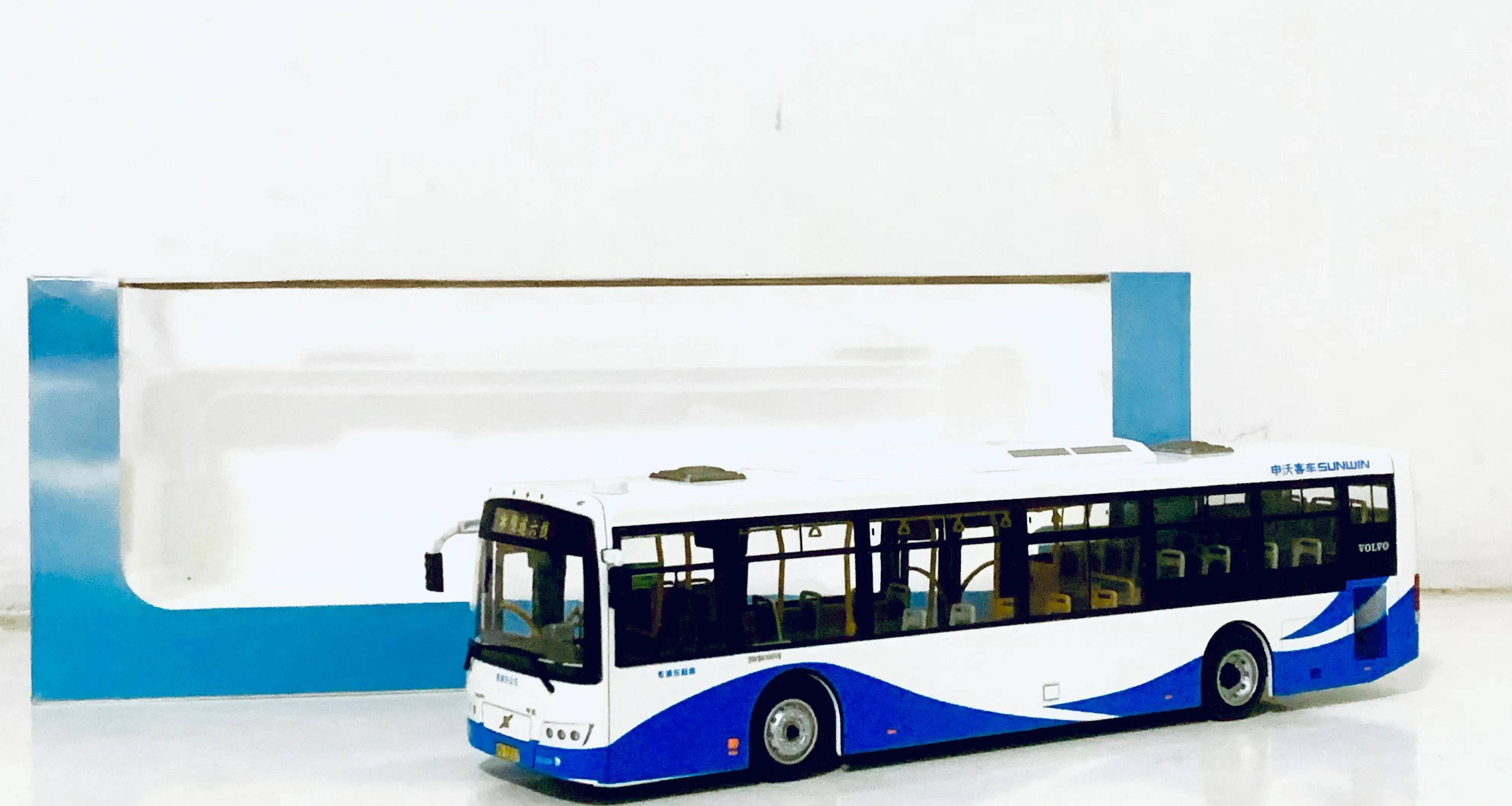 经典过江隧道公交线|143上海浦东杨高公交隧道六线申沃s0e巴士_模型