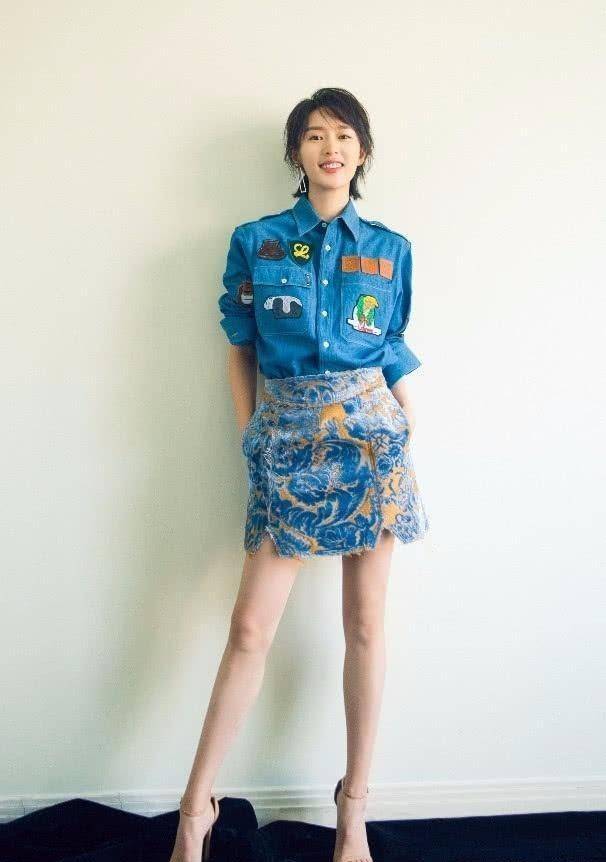 童瑶才是隐藏的"腿精",这大长腿可以媲美杨幂了_童谣_电视剧_女强人