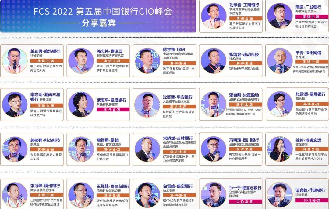 【5月19日】FCS 2023第六届中国银行CIO峰会正式启动！邀您相约北京