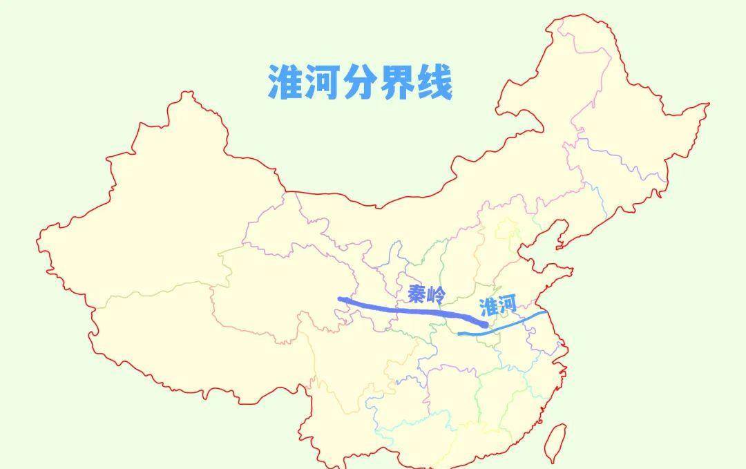而秦岭淮河不仅是中国地理上最重要的南北分界线,还是一月份0度等温线
