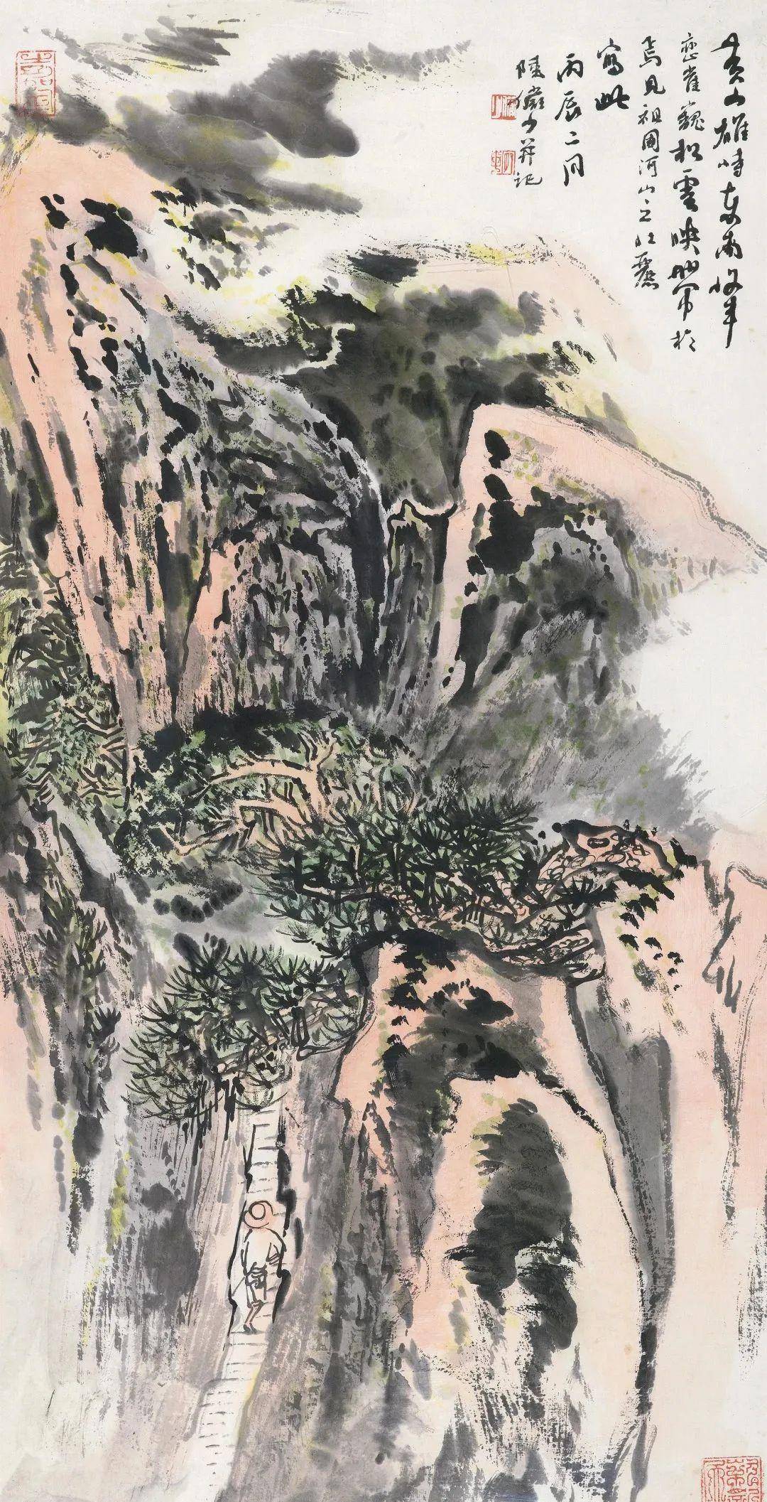 海派嘉话丨资深"驴友"陆俨少_山水画_云水_艺术