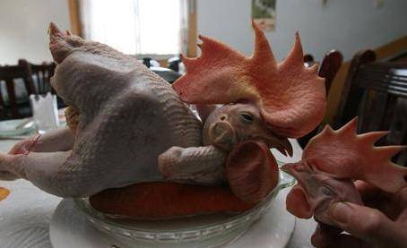 鸡冠这样吃更好_重金属_姜片_沫沫