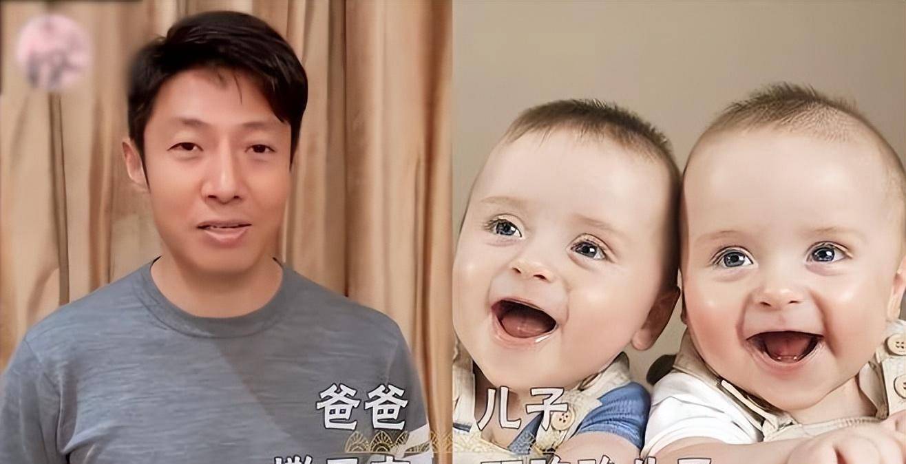 撒贝宁全家福曝光,妹妹颜值抢镜妻子李白躲后面,龙凤胎爱做怪脸_网友