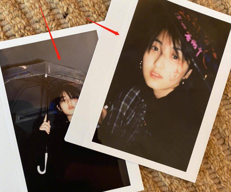 张子枫晒拍立得照片,脸上作画怼脸自拍,皮肤状态确定是少女_妹妹_模样