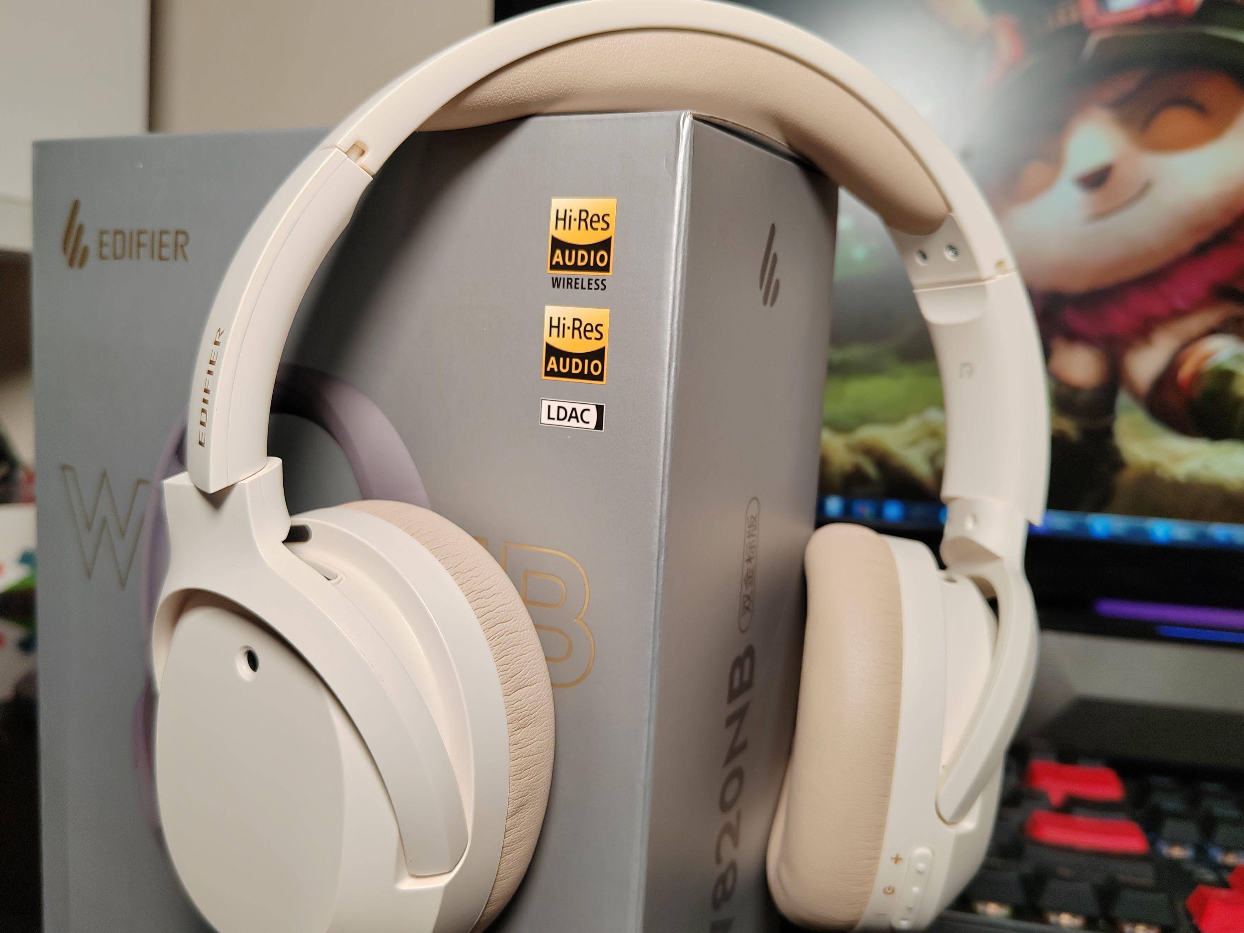 漫步者w820nb头戴式耳机_双金_蓝牙_音质