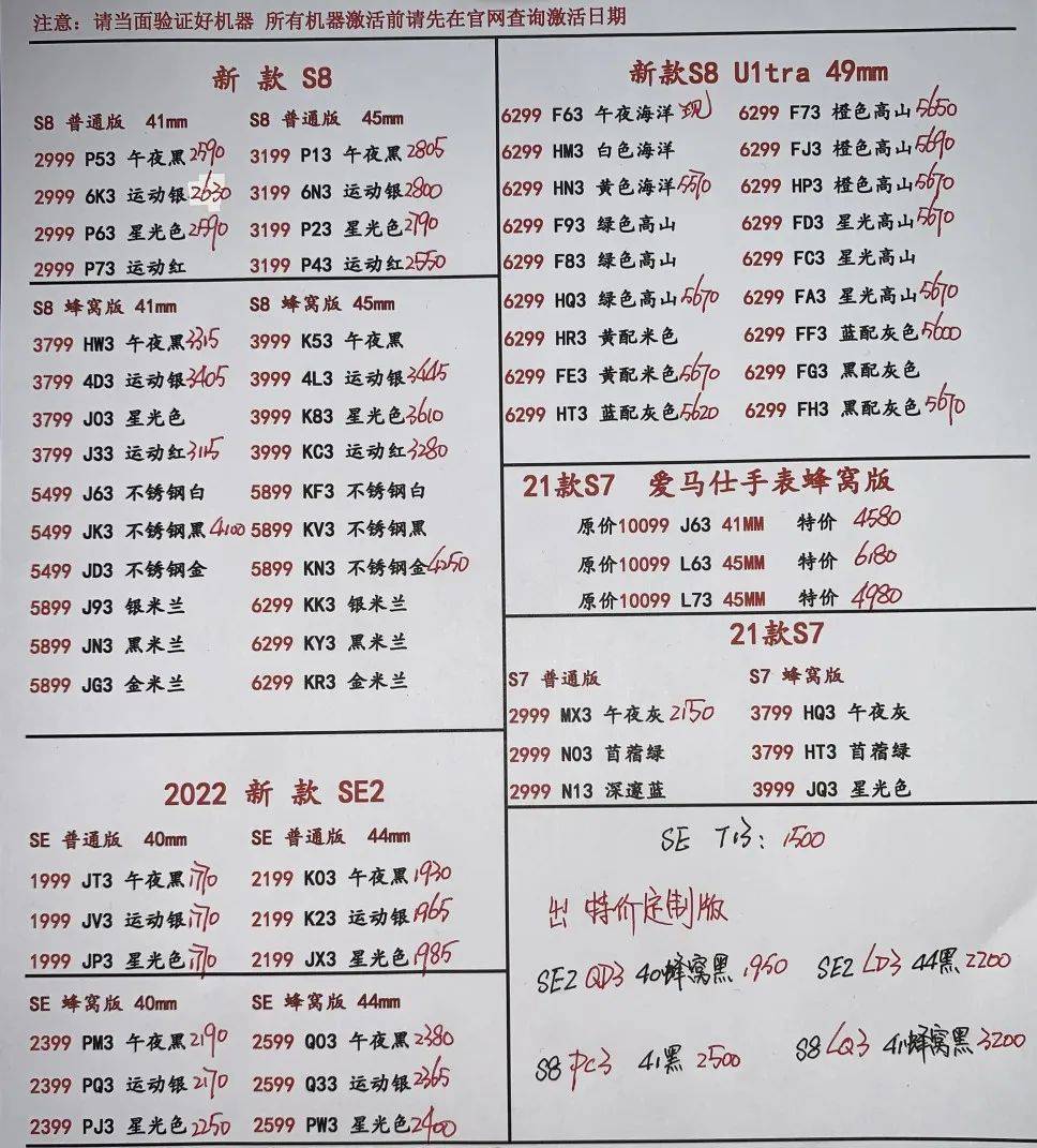 深圳华强北手机批发报价单2023年3月15日