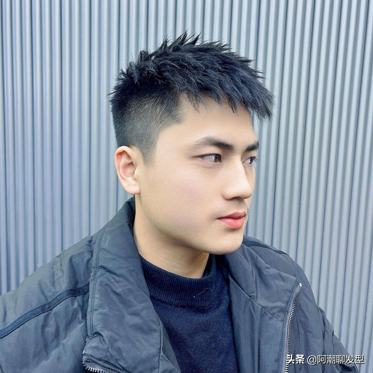 试试这3款,时髦帅气又减龄_刘海_男生_造型