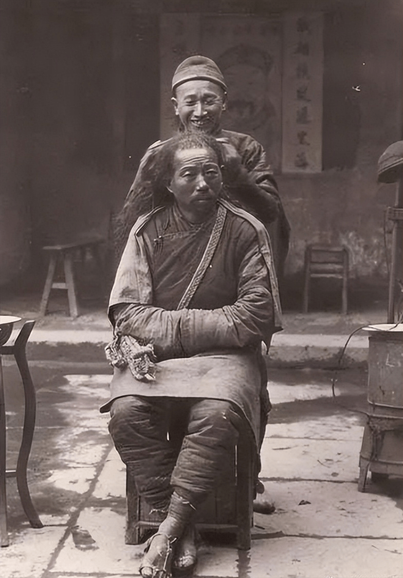 封建社会的老照片,晚清童婚小夫妻,富人出行排场大_清政府_女子_中国