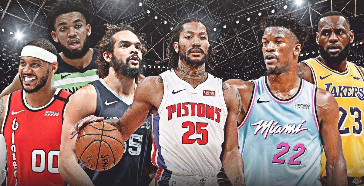 美媒评罗斯生涯五大队友:詹姆斯安东尼上榜 两中锋携巴特勒入选_公牛