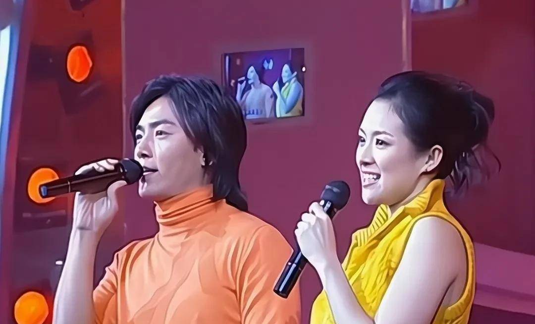 郑伊健当年参加春晚,单穿打底衫,他都没被漂亮的章子怡给艳压下去