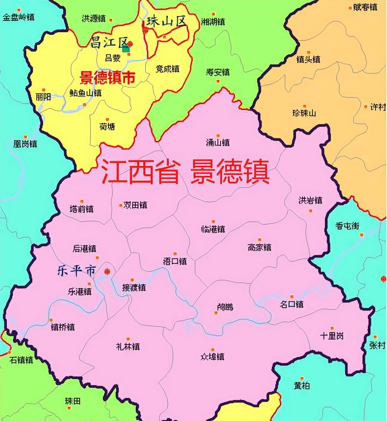 屈原故里乐平里地图图片