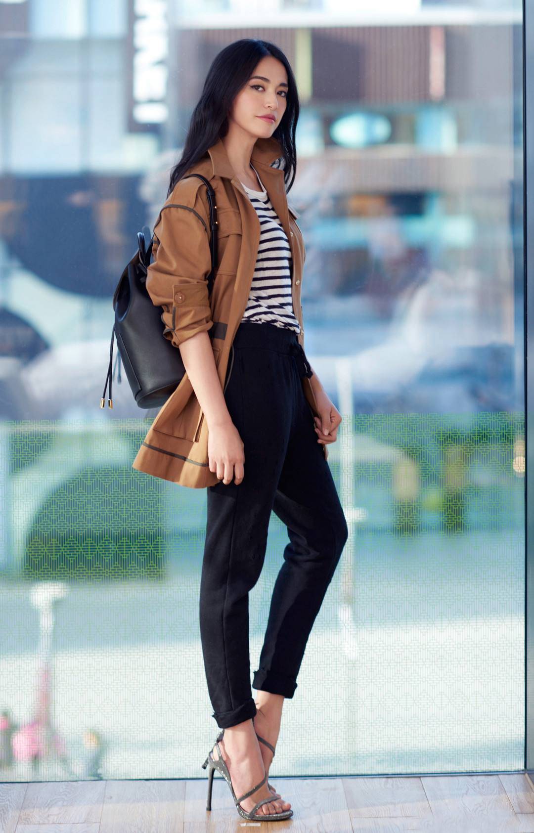 姚晨的极品穿搭,优雅休闲职场风随心换,时尚气质减龄_选择了_外套