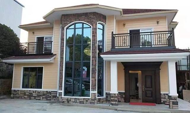 陕西轻钢别墅自建房,轻钢结构自建房,农村小洋楼设计装修,旧别墅改造