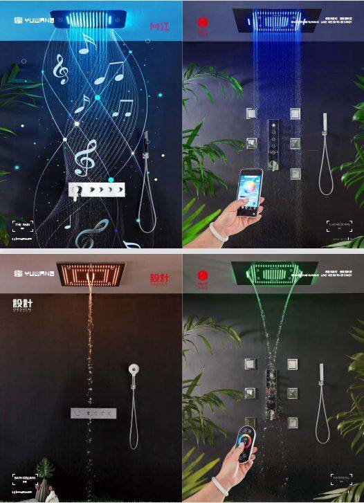 上海有约！浴旺智能情调LED嵌入式花洒多年亮相上海国际酒店展