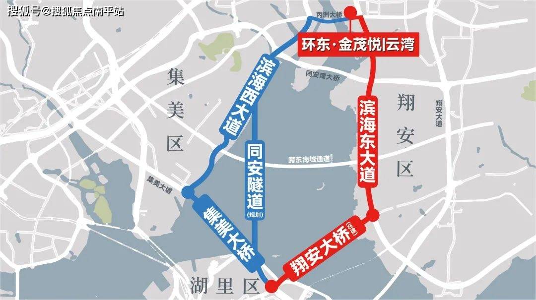 厦门滨海西大道规划图图片