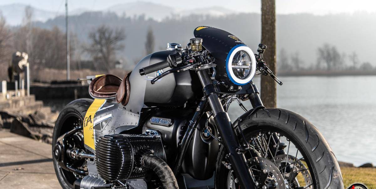 定制|战斗机元素bmw r18灰色涂装铆钉装饰,别样的复古巡航_搜狐汽车