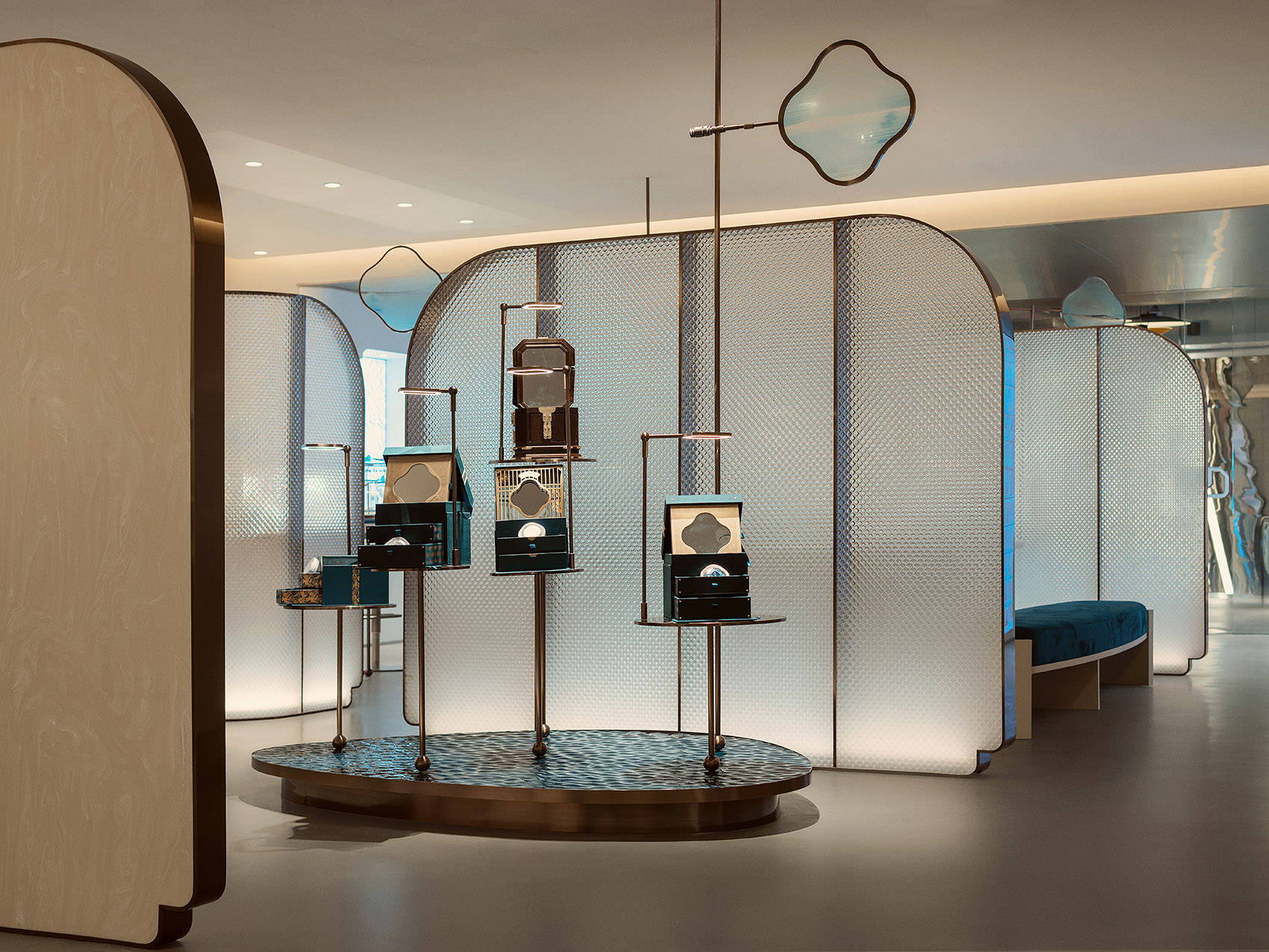 国货之光~花西子全球首店~装修实景图_空间_设计_线下