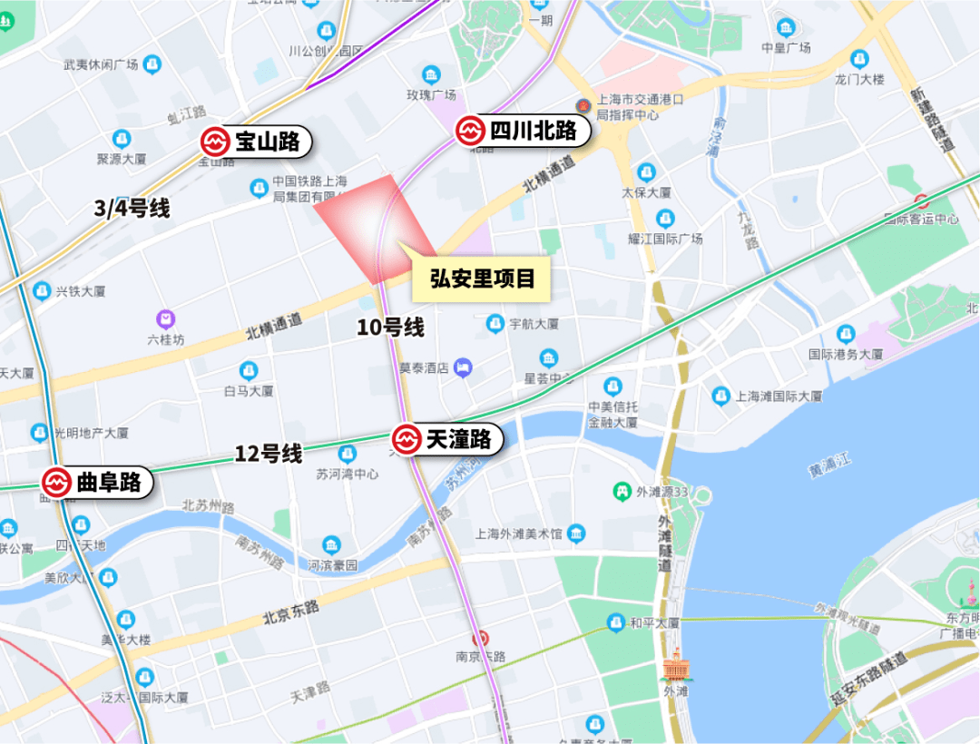 3534億元競得虹口區四川北路街道hk193-02,hk193-03(地下部分),北外灘