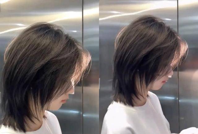 最近很火的"鲻鱼头"发型,显脸瘦又潮,简直是圆脸女生的福利!