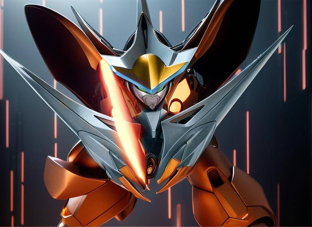 网友用ai渲染还原了《神龙斗士》里的机甲,你还记得那部龙神号吗_名字