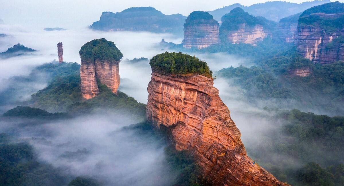 盘点中国最美七大丹霞地貌景观,北方只有1个,南方就有6个!
