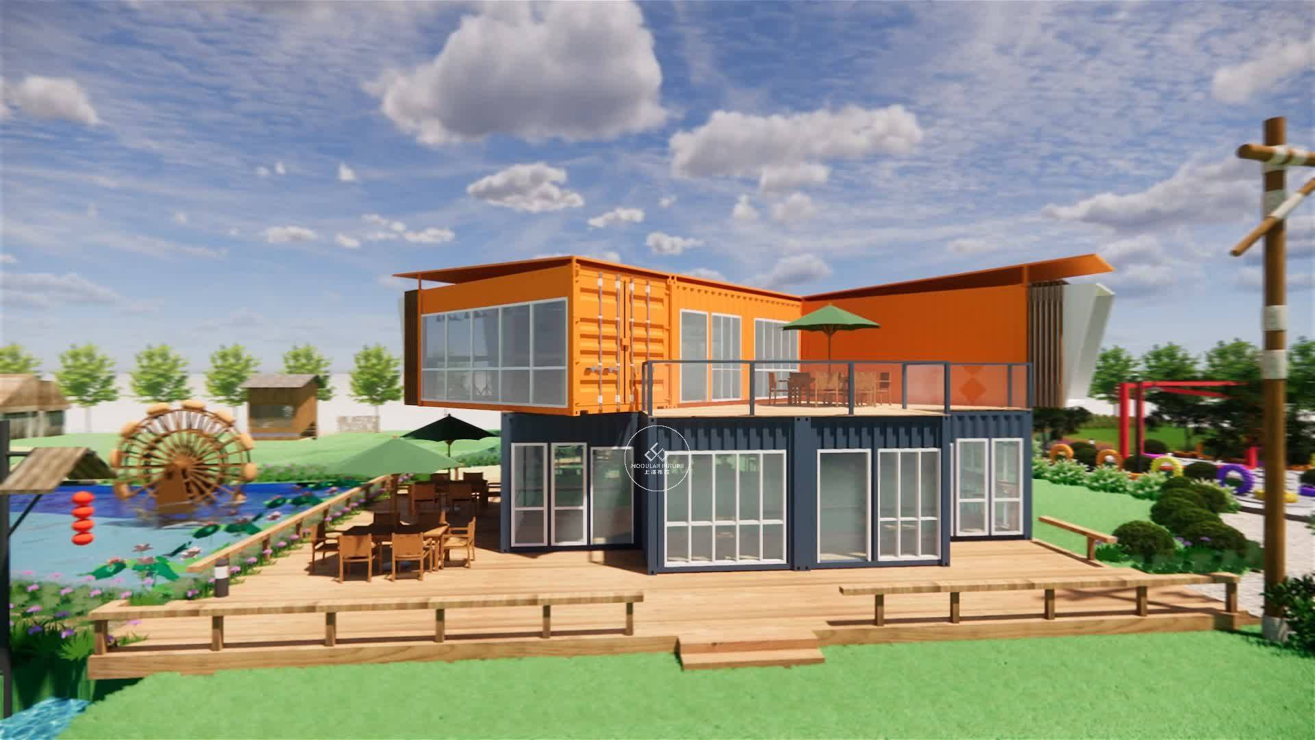 打造新型餐厅形式——特色集装箱农庄,集装箱农家乐_进行_经营_模式