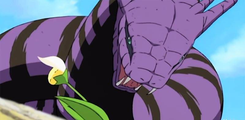 威装万蛇作为大蛇丸和佐助的通灵兽,万蛇在火影中出场的次数还是挺多