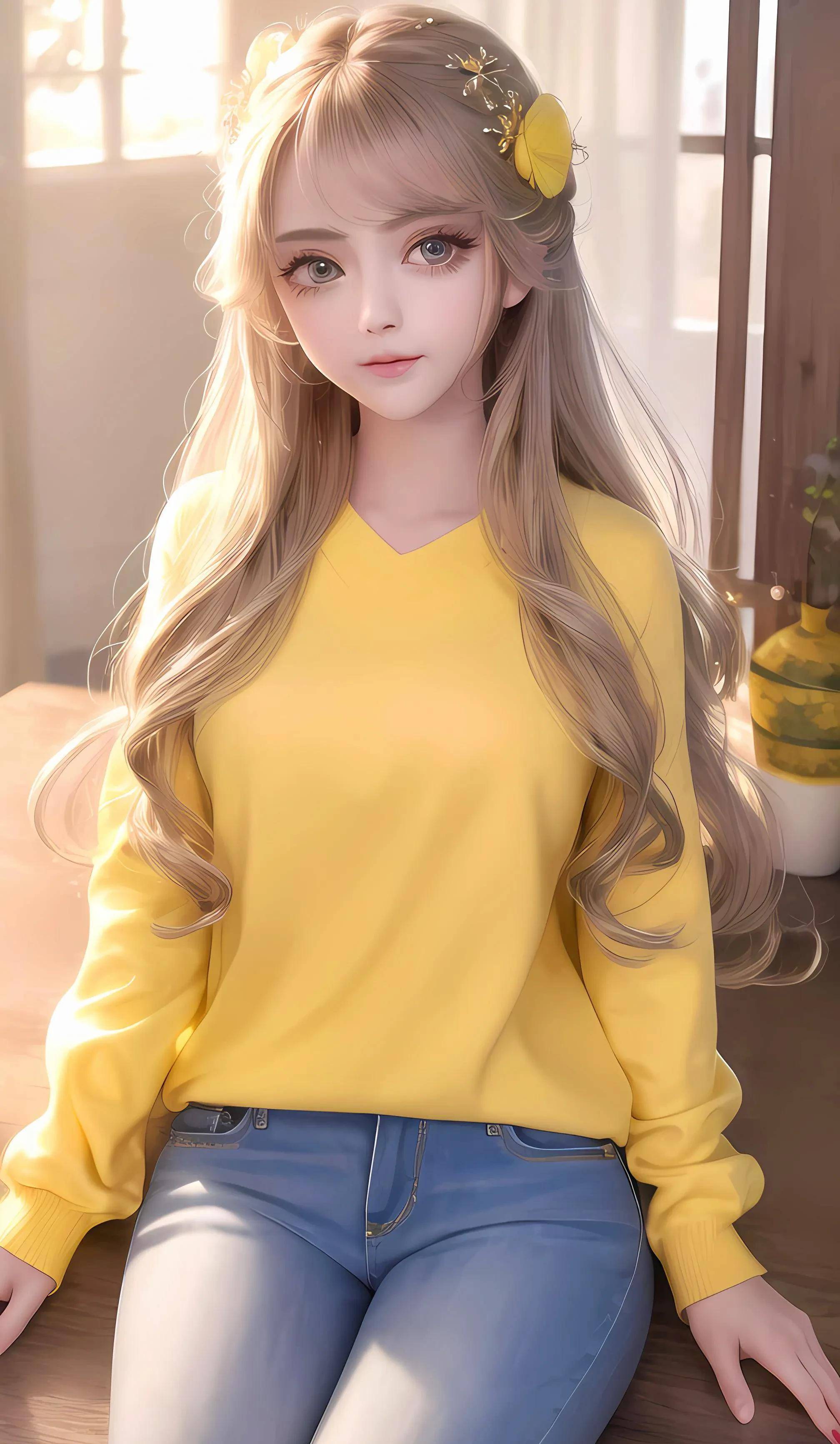 ai绘画美少女超清手机壁纸