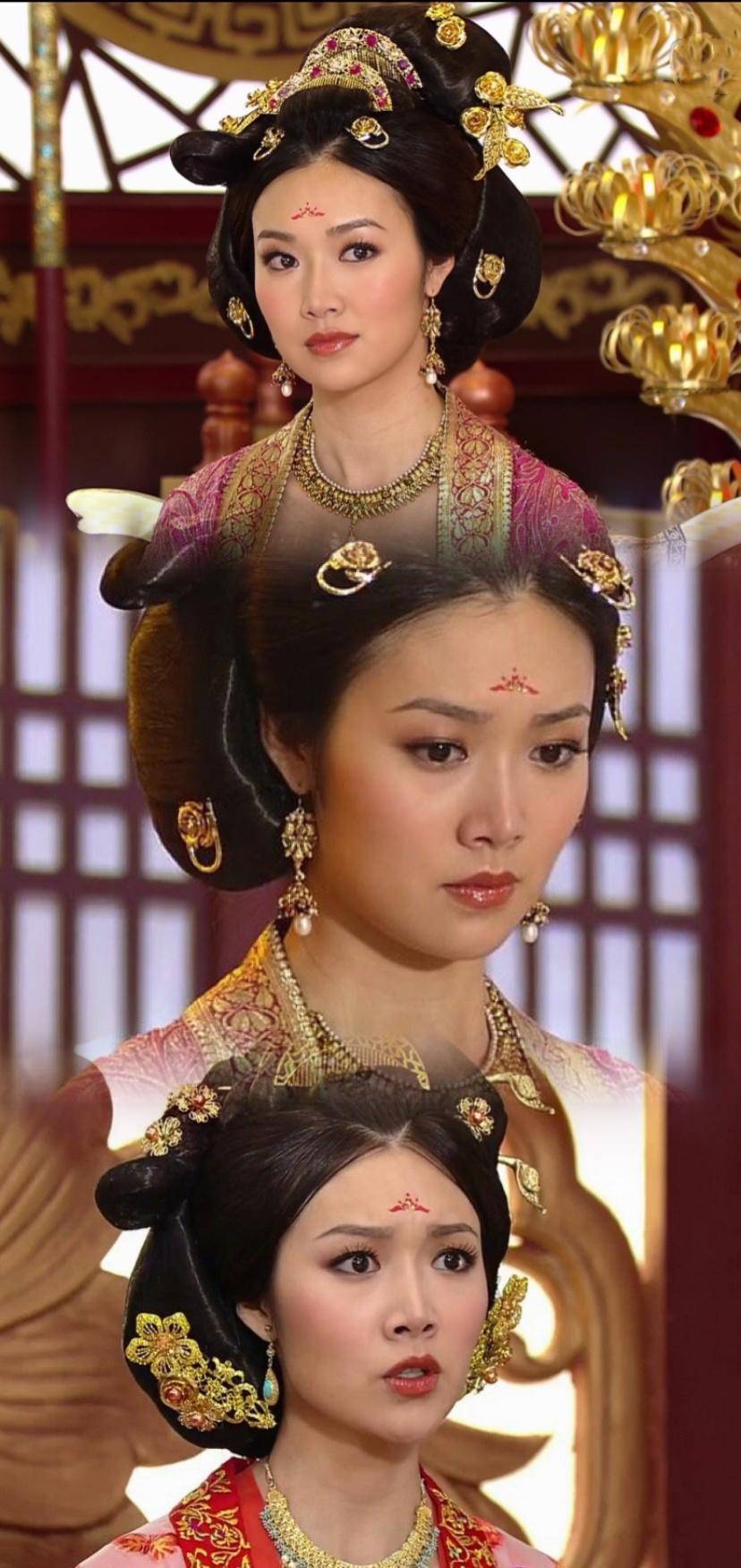 眉间花钿妆,只为君而点,谁是你心目中最美的花钿妆_齐焱_姐姐_程若鱼