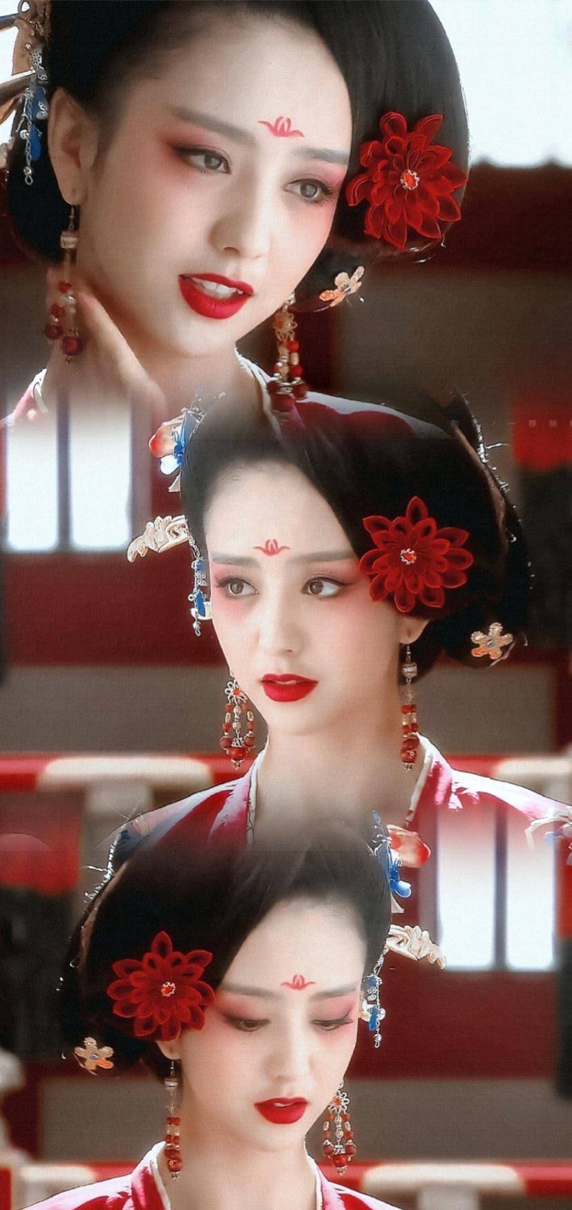 眉间花钿妆,只为君而点,谁是你心目中最美的花钿妆_齐焱_姐姐_程若鱼
