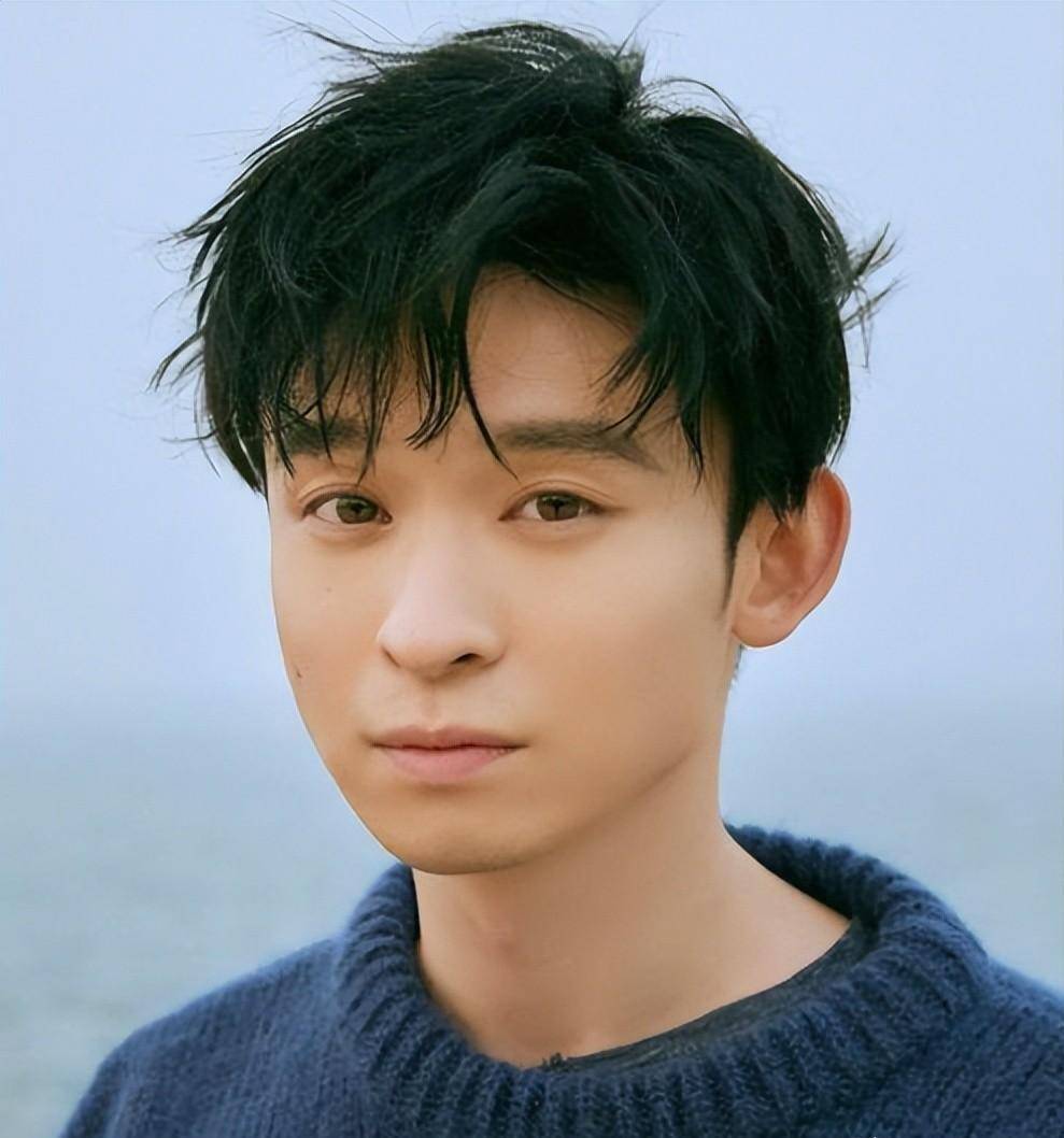 董子健受家庭熏陶,天生高发,风一吹,头脑就清醒.