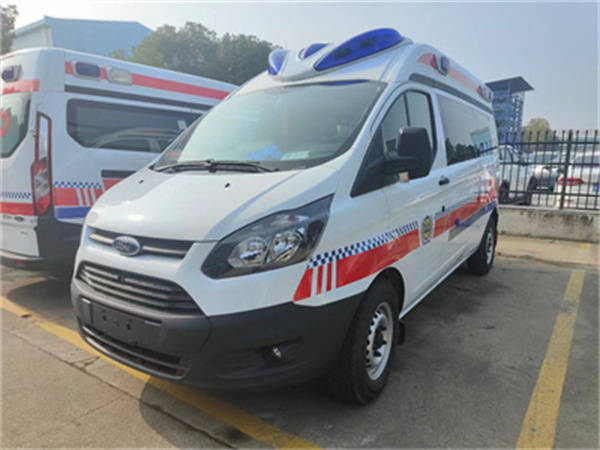 国六伤残运送车厂家 江铃特顺v348监护型救护车批发 特顺救护车图片